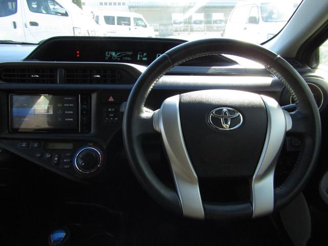 アクア Ｇ　メモリーナビ、バックカメラ、Ｂｌｕｅｔｏｏｔｈオーディオ、フルセグＴＶ、ＥＴＣ、修復無し（12枚目）