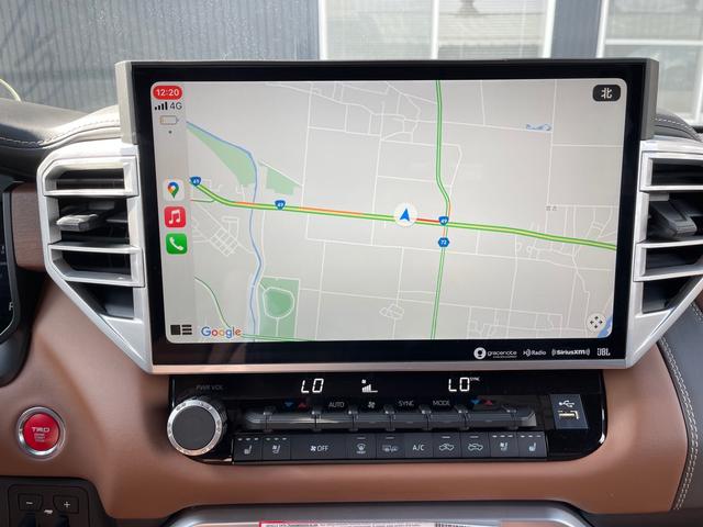 タンドラ 　１７９４クルーマックスＴＲＤオフロードパッケージ　全周囲カメラ　シートヒーター　シートエアコン　パワーシート　２０インチアルミ　オートライト　革シート　Ａｐｐｌｅカープレイ　トノカバー（15枚目）