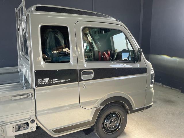 スーパーキャリイ Ｘリミテッド　届出済未使用車・４ＷＤ・ＡＴ・セーフティサポート・ＬＥＤヘッドライト・フォグランプ・エアコン・作業灯・３方開（15枚目）
