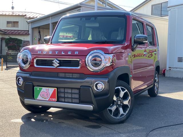ハスラー ハイブリッドX 4WD クリアランスソナー オートクルーズコントロール レーンアシスト 衝突被害軽減システム オートライト LEDヘッドランプ スマートキー アイドリングストップ 電動格納ミラー シートヒーター(4枚目)