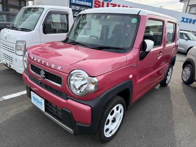 ハスラー ハイブリッドＧターボ　ターボ車　車検整備２年付　純正全方位カメラ付き９インチメーカーナビ　アダプティブクルーズコントロール　スマートキー２ケ　シートヒーター　衝突被害軽減ブレーキカメラ（3枚目）