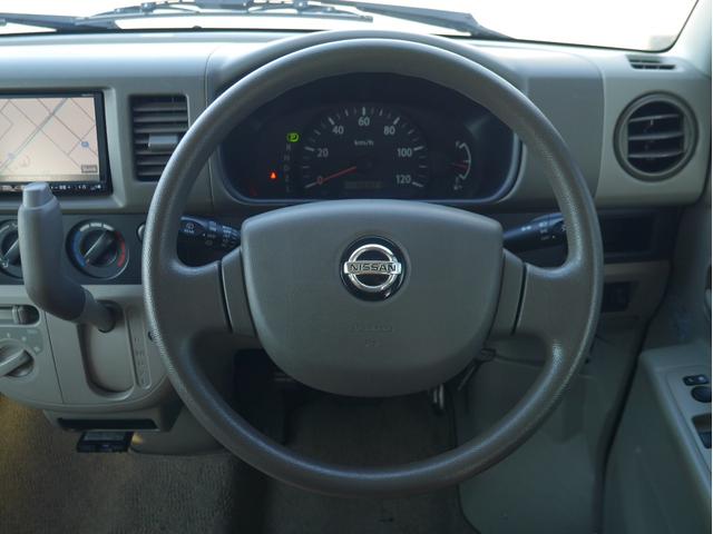 シンプルなハンドル。