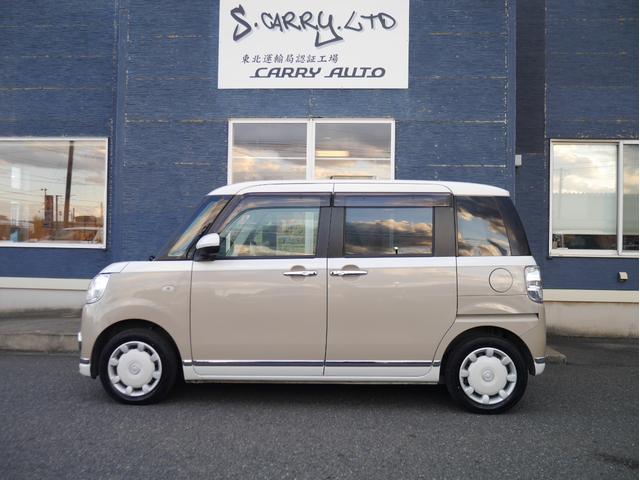 ムーヴキャンバス ＧメイクアップＶＳ　ＳＡＩＩＩ　純正ナビ　テレビ　アラウンドビューモニター　両側パワースライドドア　シートヒーター　ドライブレコーダー　ワイパーデアイサー　４ＷＤ（2枚目）