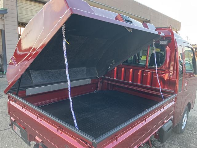 ハイゼットトラック ジャンボエクストラ　４ＷＤ　トラカバー付き　届け出済み未使用車　ＣＶＴ　衝突被害軽減システム　クリアランスソナー　スマートキー　アイドリングストップ　オートライト　ＬＥＤヘッドランプ　ＡＢＳ　ＥＳＣ　エアコン（8枚目）