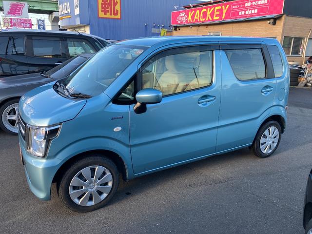 ワゴンR ハイブリッドFX セーフティサポート・スマートキー・ヘッドアップディスプレイ・シートヒーター・社外SDナビ(5枚目)