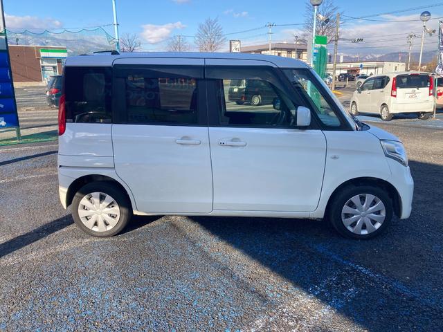 スペーシア Gリミテッド 社外ナビ 地デジ バックカメラ パワースライドドア デュアルカメラブレーキサポート ステアリングリモコン ETC(7枚目)