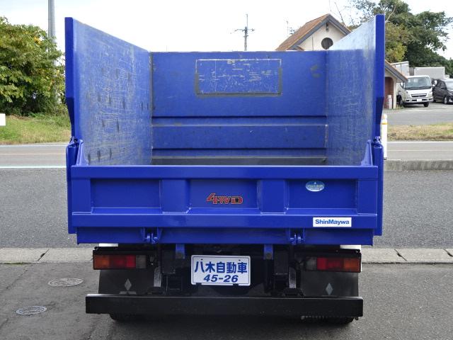 キャンター 全低床ダンプSA 全低床ダンプ 土砂禁ダンプ 4WD(4枚目)
