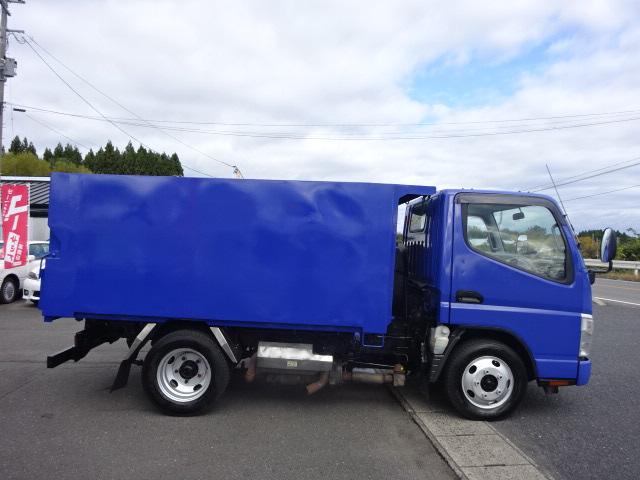キャンター 全低床ダンプSA 全低床ダンプ 土砂禁ダンプ 4WD(5枚目)
