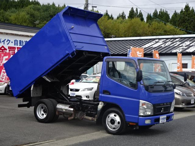 キャンター 全低床ダンプSA 全低床ダンプ 土砂禁ダンプ 4WD(11枚目)