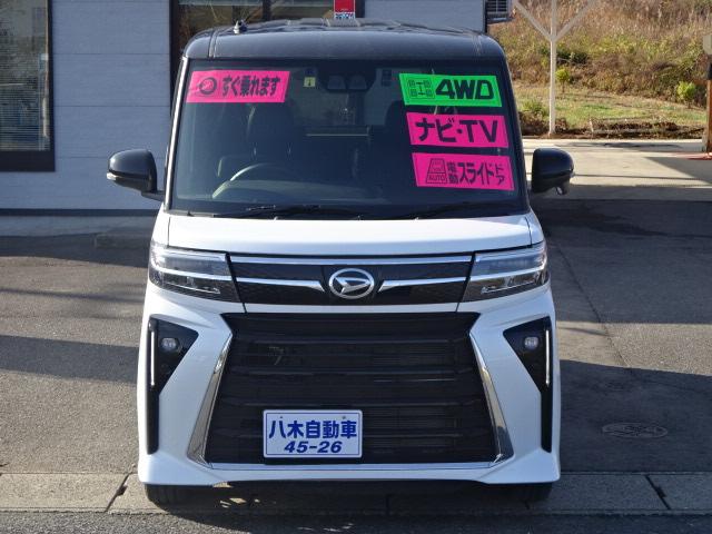 タント カスタムＲＳ　ナビ　ＴＶ　ＥＴＣ　バックカメラ　スマートキー　アルミ　４ＷＤ（3枚目）