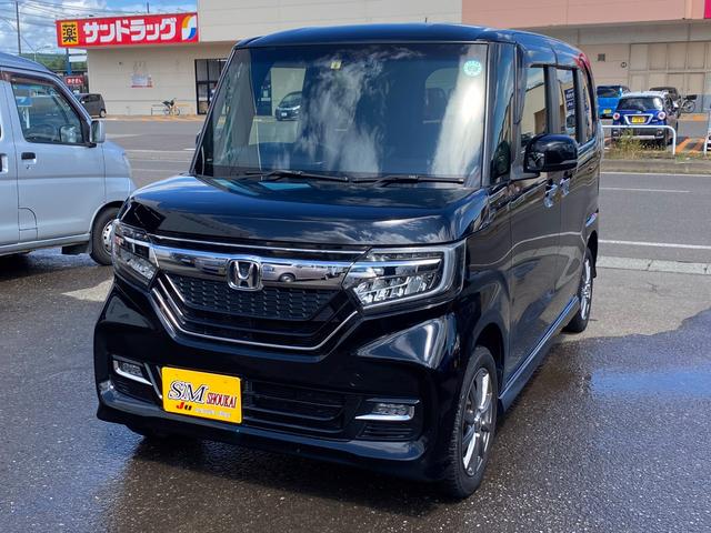 Ｎ－ＢＯＸカスタム Ｇ・Ｌ　４ＷＤ　ギャザスプレミアムインターナビ　フルセグＴＶ　Ｂモニター　ＥＴＣ　純正前後ドラレコ　前席シートヒーター　両側電動スライドドア　ステアリングスイッチ　ＬＥＤオートライト　フォグ　スマートキー（8枚目）
