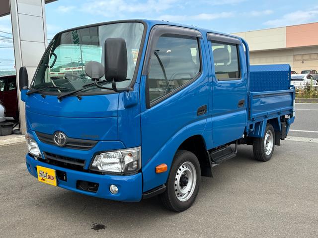 ダイナトラック 　４ＷＤ　ＩＣターボ　Ｗキャブ　シングルジャストロー　積載０．７５ｔ　アーム式６００ｋｇ型Ｐゲート　１４４馬力　５速マニュアル　ラジオ　フォグ　ＥＴＣ　Ｒヒーター付き　荷台内寸長２００　幅１５８　高３７（8枚目）