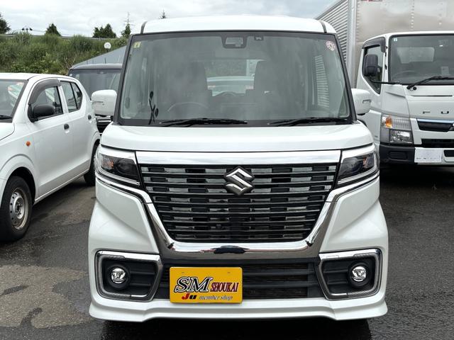 スペーシアカスタム ハイブリッドＸＳターボ　４ＷＤ　全方位モニター用カメラＰＫＧ　純正ＯＰナビ　フルセグＴＶ　全方位モニター　両側Ｐスライドドア　Ｆシートヒーター　ドラレコ　ＥＧスターター　ＬＥＤライト　フォグ　クルコン　ＨＵＤ　リヤＰセンサー（2枚目）