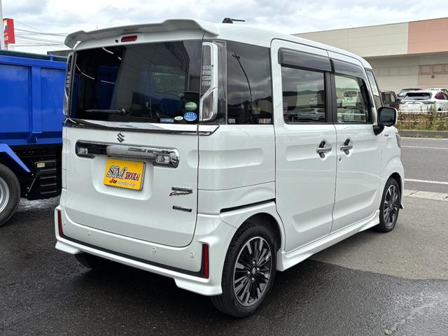 スペーシアカスタム ハイブリッドＸＳターボ　４ＷＤ　全方位モニター用カメラＰＫＧ　純正ＯＰナビ　フルセグＴＶ　全方位モニター　両側Ｐスライドドア　Ｆシートヒーター　ドラレコ　ＥＧスターター　ＬＥＤライト　フォグ　クルコン　ＨＵＤ　リヤＰセンサー（6枚目）