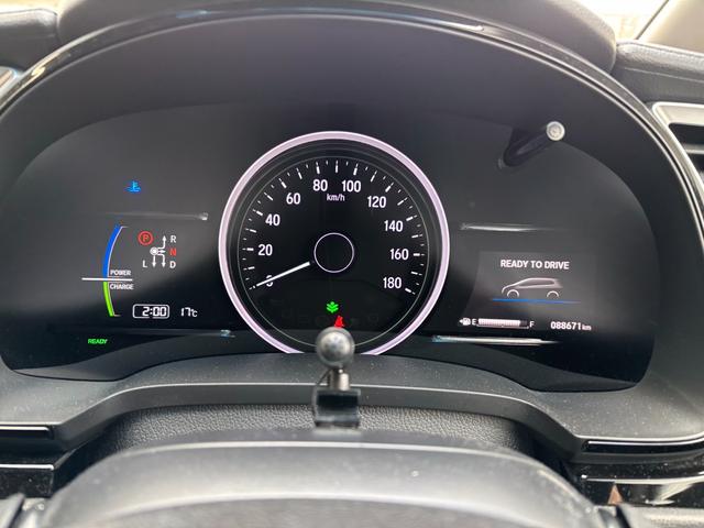 シャトル ハイブリッド ホンダセンシング 社外メモリーナビ Bモニター ETC スマートキー ドラレコ 衝突軽減ブレーキ アダプティブクルーズコントロール 路外逸脱抑制機能 車線維持支援システム(10枚目)