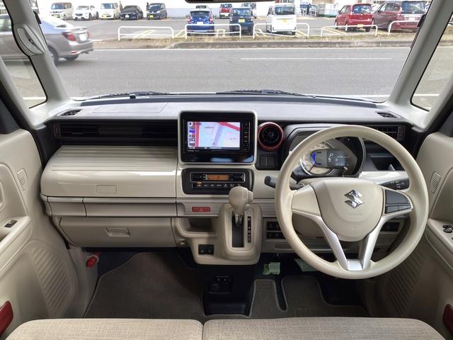 スペーシア ハイブリッドＸ　４ＷＤ　純正オプションナビ　フルセグＴＶ　ＥＴＣ　両側電動スライドドア　オートライト　スリムサーキュレーター　スマートキー　前席シートヒーター　衝突被害軽減ブレーキ　Ｒパーキングセンサー（24枚目）
