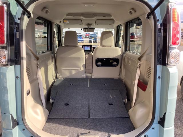 スペーシア ハイブリッドＸ　４ＷＤ　純正オプションナビ　フルセグＴＶ　ＥＴＣ　両側電動スライドドア　オートライト　スリムサーキュレーター　スマートキー　前席シートヒーター　衝突被害軽減ブレーキ　Ｒパーキングセンサー（48枚目）