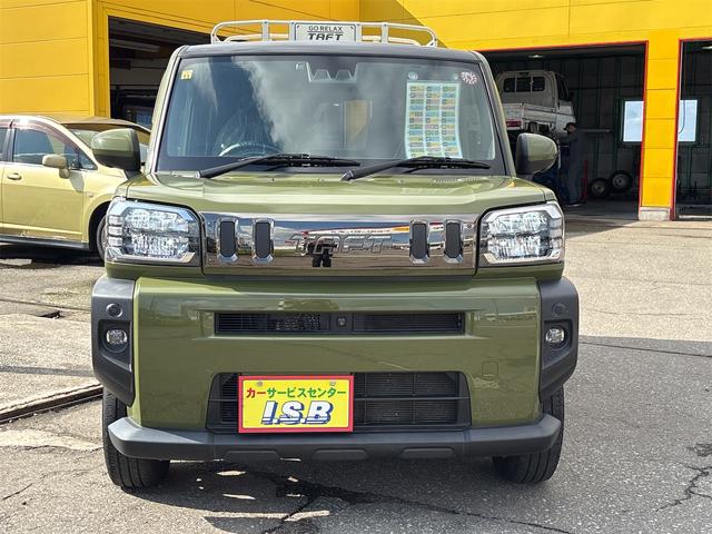 タフト Ｇ　４ＷＤ【修復歴無　禁煙車】ナビ　ＴＶ　全周囲カメラ　ＯＰルーフキャリア　ＬＥＤヘッドライト　サンルーフ　クリアランスソナー　衝突被害軽減システム　ヘッドライトウォッシャー　アイドリングストップ（2枚目）