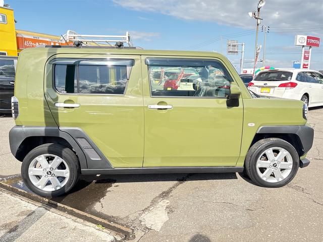 タフト Ｇ　４ＷＤ【修復歴無　禁煙車】ナビ　ＴＶ　全周囲カメラ　ＯＰルーフキャリア　ＬＥＤヘッドライト　サンルーフ　クリアランスソナー　衝突被害軽減システム　ヘッドライトウォッシャー　アイドリングストップ（4枚目）