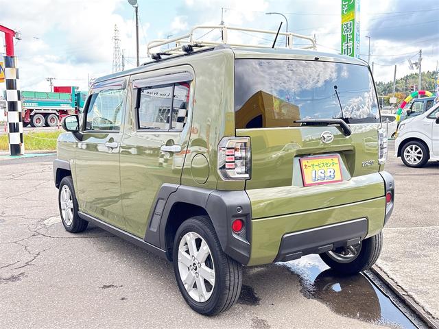 タフト Ｇ　４ＷＤ【修復歴無　禁煙車】ナビ　ＴＶ　全周囲カメラ　ＯＰルーフキャリア　ＬＥＤヘッドライト　サンルーフ　クリアランスソナー　衝突被害軽減システム　ヘッドライトウォッシャー　アイドリングストップ（7枚目）
