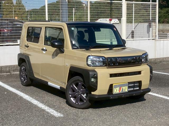 タフト Gターボ ダーククロムベンチャー【新品7型ナビ取付/4WD】 【届出済未使用車/パノラマモニター】【スカイフィールトップ/衝突軽減システム/車線逸脱警告/追従クルコン】【LEDヘッドライト/コーナーセンサー】【電動パーキング/オートライト】【シートヒーター】(35枚目)