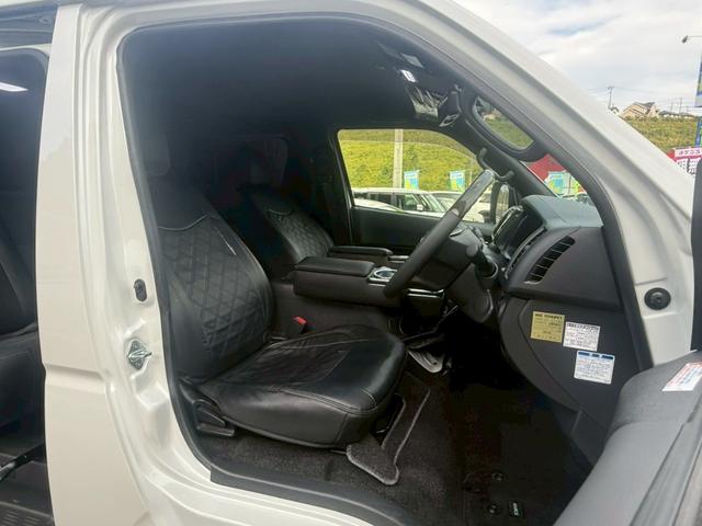 ハイエースバン スーパーＧＬ　ダークプライムＩＩ【４ＷＤ／ディーゼルターボ】　【ワンオーナー／禁煙／１００Ｖ電源】【ベッドキット付／トヨタセーフティセンス／全方位カメラ】【衝突軽減／コーナーセンサー／デジタルインナーミラー】【前後ドラレコ／ＬＥＤライト／オートハイビーム】（39枚目）