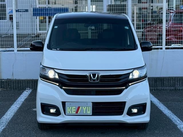 Ｎ－ＷＧＮカスタム Ｇ　ターボＳＳ２トーンカラースタイルパッケージ【特別仕様車】　【禁煙車／８型ナビ】【クルーズコントロール／ハーフレザーシート】【ＥＴＣ／バックカメラ／ドライブレコーダー】【ＨＩＤヘッドライト／オートライト】【パドルシフト】【オートエアコン／純正１５インチＡＷ］（54枚目）