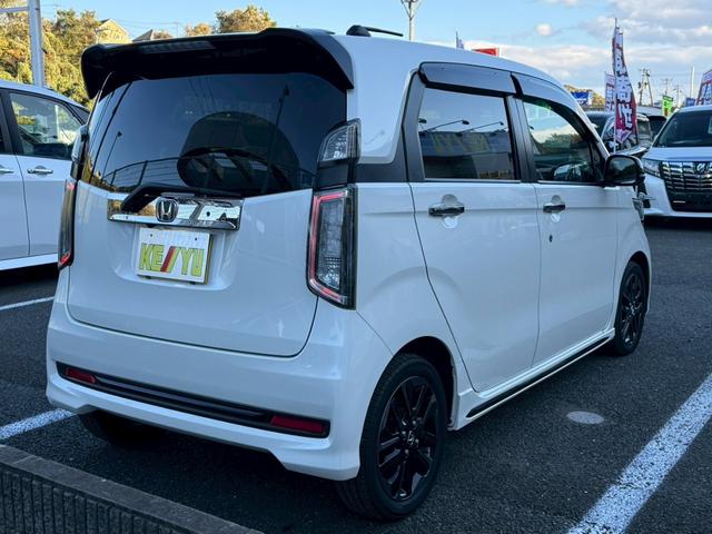 Ｎ－ＷＧＮカスタム Ｇ　ターボＳＳ２トーンカラースタイルパッケージ【特別仕様車】　【禁煙車／８型ナビ】【クルーズコントロール／ハーフレザーシート】【ＥＴＣ／バックカメラ／ドライブレコーダー】【ＨＩＤヘッドライト／オートライト】【パドルシフト】【オートエアコン／純正１５インチＡＷ］（56枚目）