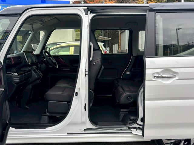 スペーシアカスタム ハイブリッドXSターボ【届出済未使用車/4WD/全方位ナビ】 【スズキコネクト9型全方位ナビ/フルセグ/BT接続】【コーナーセンサー/追従クルコン/衝突軽減】【ハーフレザー/シートヒーター/オットマン/両側電動ドア】【LEDライト/フォグ】【パドルシフト】(19枚目)