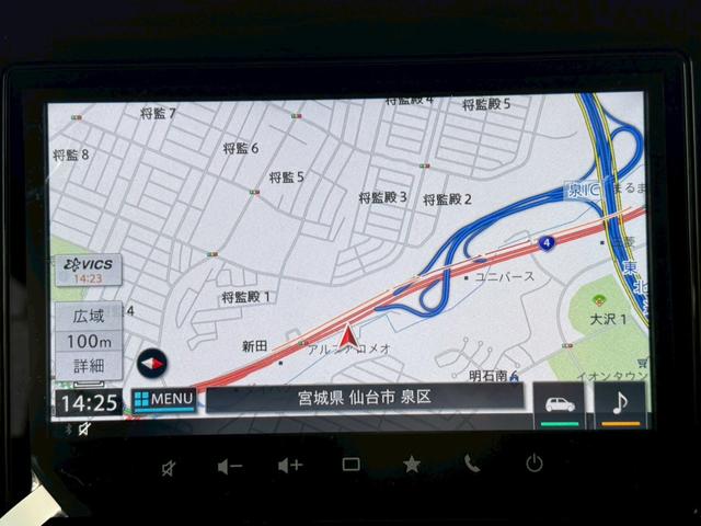 スペーシアカスタム ハイブリッドXSターボ【届出済未使用車/4WD/全方位ナビ】 【スズキコネクト9型全方位ナビ/フルセグ/BT接続】【コーナーセンサー/追従クルコン/衝突軽減】【ハーフレザー/シートヒーター/オットマン/両側電動ドア】【LEDライト/フォグ】【パドルシフト】(25枚目)