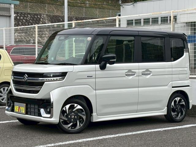 スペーシアカスタム ハイブリッドXSターボ【届出済未使用車/4WD/全方位ナビ】 【スズキコネクト9型全方位ナビ/フルセグ/BT接続】【コーナーセンサー/追従クルコン/衝突軽減】【ハーフレザー/シートヒーター/オットマン/両側電動ドア】【LEDライト/フォグ】【パドルシフト】(42枚目)