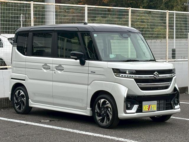 スペーシアカスタム ハイブリッドXSターボ【届出済未使用車/4WD/全方位ナビ】 【スズキコネクト9型全方位ナビ/フルセグ/BT接続】【コーナーセンサー/追従クルコン/衝突軽減】【ハーフレザー/シートヒーター/オットマン/両側電動ドア】【LEDライト/フォグ】【パドルシフト】(44枚目)