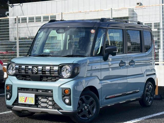 スペーシアギア ハイブリッドＸＺ　ターボ【４ＷＤ／届出済未使用車】　【全方位モニター付９型ナビ／スズキセーフティサポート】【衝突軽減システム／車線逸脱警告／追従クルコン】【両側電動スライド／ＬＥＤヘッドライト／パドルシフト】【フルセグＴＶ／ＢＴ接続】【シートヒーター】（25枚目）