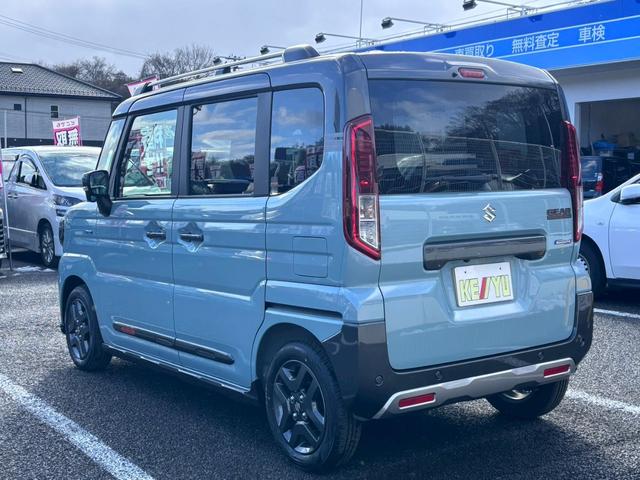 スペーシアギア ハイブリッドＸＺ　ターボ【４ＷＤ／届出済未使用車】　【全方位モニター付９型ナビ／スズキセーフティサポート】【衝突軽減システム／車線逸脱警告／追従クルコン】【両側電動スライド／ＬＥＤヘッドライト／パドルシフト】【フルセグＴＶ／ＢＴ接続】【シートヒーター】（30枚目）