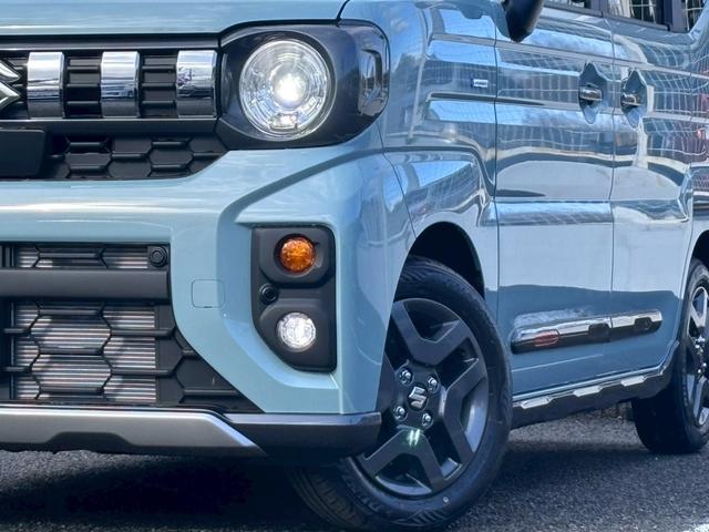 スペーシアギア ハイブリッドＸＺ　ターボ【４ＷＤ／届出済未使用車】　【全方位モニター付９型ナビ／スズキセーフティサポート】【衝突軽減システム／車線逸脱警告／追従クルコン】【両側電動スライド／ＬＥＤヘッドライト／パドルシフト】【フルセグＴＶ／ＢＴ接続】【シートヒーター】（33枚目）