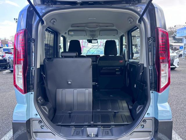 スペーシアギア ハイブリッドＸＺ　ターボ【４ＷＤ／届出済未使用車】　【全方位モニター付９型ナビ／スズキセーフティサポート】【衝突軽減システム／車線逸脱警告／追従クルコン】【両側電動スライド／ＬＥＤヘッドライト／パドルシフト】【フルセグＴＶ／ＢＴ接続】【シートヒーター】（54枚目）