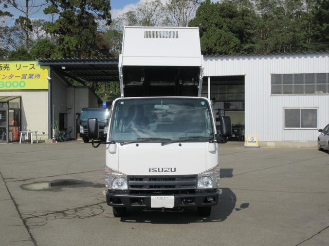 エルフトラック 2tダンプ フルフラットロー 4WD(2枚目)