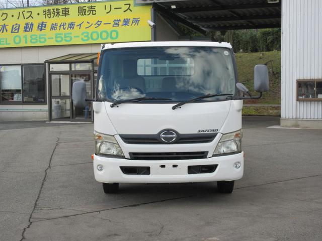 デュトロ 2t ワイドロング ユニックキャリア積載車 アルミアオリ ウィンチ UC-28A 2012.7(2枚目)