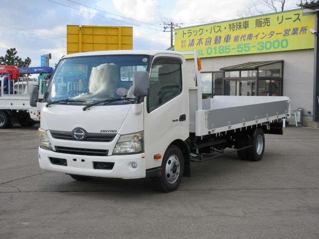 デュトロ 2t ワイドロング ユニックキャリア積載車 アルミアオリ ウィンチ UC-28A 2012.7(3枚目)