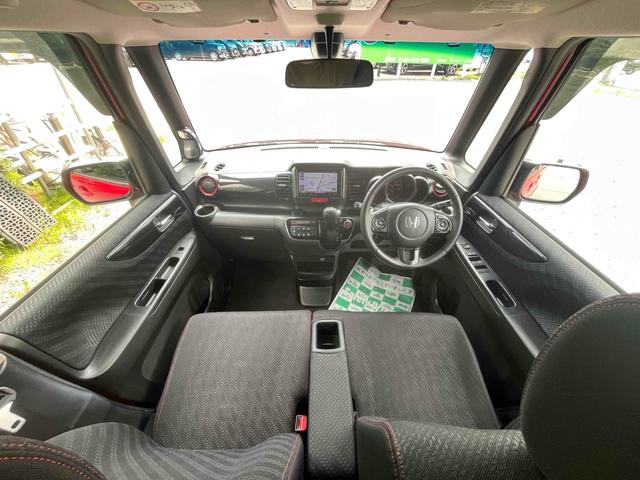Ｎ－ＢＯＸカスタム Ｇ・ターボＡパッケージ　バックカメラ　両側電動スライドドア　ナビ　ＴＶ　オートクルーズコントロール　衝突被害軽減システム　オートライト　ＨＩＤ　スマートキー　アイドリングストップ　電動格納ミラー　ベンチシート　ＣＶＴ（17枚目）