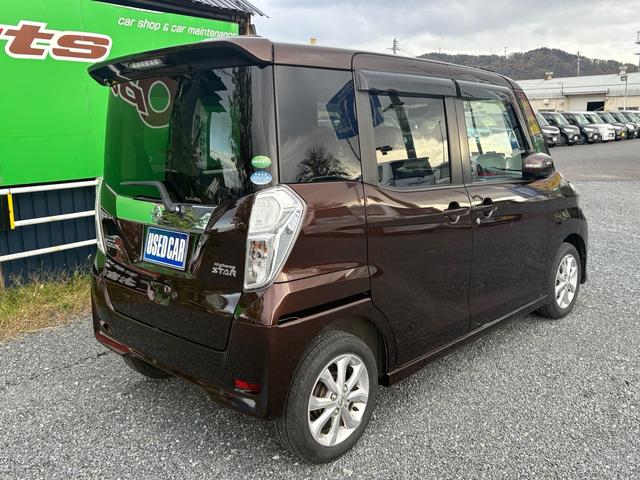 デイズルークス ハイウェイスター　Ｘ　ナビ　ＴＶ　ｉストップ　電動格納式ドアミラー　全周囲モニタ　Ｂｌｕｅｔｏｏｔｈ音楽　Ｂカメラ　エアコン　Ａライト　ベンチシート　Ｗエアバック　キーレス　ＡＢＳ　エアバック　パワステ　スマ－トキー（5枚目）