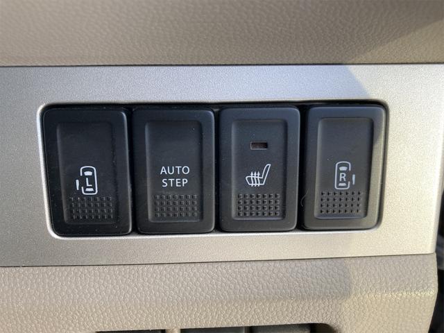 PZターボスペシャル 4WD 両側パワースライドドア 社外SDナビ フルセグTV Bluetooth エンジンスターター キーレスエントリー シートヒーター オートステップ(7枚目)