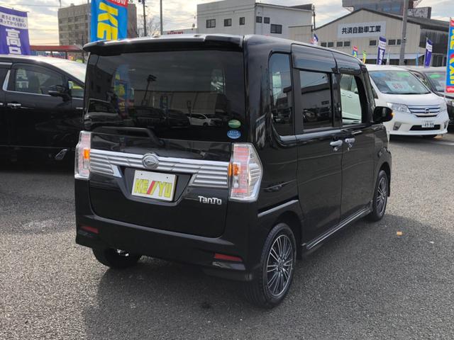 カスタムX 【当店下取車】 社外メモリーナビ フルセグTV CD・DVD再生 Bluetooth接続 電動スライドドア ETC プッシュスタート LEDヘッドライト フォグ オートライト 社外14インチアルミ(7枚目)