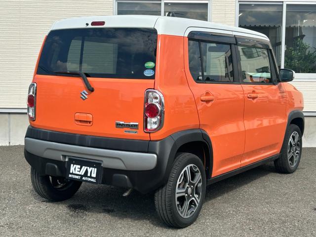 ハスラー Ｘ【禁煙車】【愛知県仕入】【ツートンカラー】　【ＳＤナビ／Ｂｌｕｅｔｏｏｔｈ／フルセグＴＶ／ＤＶＤ再生】【衝突軽減システム】【シートヒーター】【プッシュスタート／スマートキー】【純正１５アルミホイール】【ＨＩＤオートヘッドライト／フォグ】（4枚目）