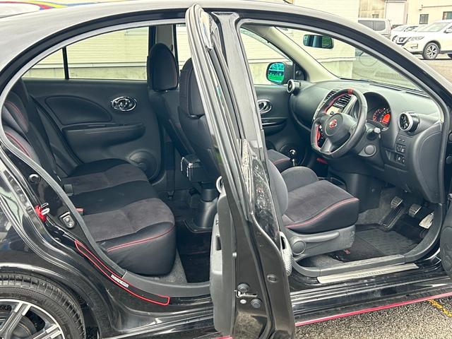 マーチ ニスモ　Ｓ【禁煙車】【５速マニュアル】　【２０２４年製夏タイヤ】【ＳＤナビ／ブルートゥース／フルセグＴＶ／ＤＶＤ再生】【専用１６インチアルミ／ＮＩＳＭＯドアストライカー】【専用エアロ】【オートエアコン】【インテリキー／プッシュスタート】（36枚目）