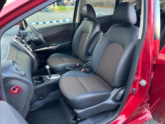 ノート メダリスト　エマージェンシーブレーキパッケージ【禁煙車】　【千葉県仕入】【アラウンドビューモニター／純正ナビ／フルセグＴＶ／Ｂｌｕｅｔｏｏｔｈ／ＤＶＤ】【ＥＴＣ】【ドラレコ】【ハーフレザーシート】【衝突軽減／車線逸脱警告】【オートエアコン】【インテリキー】（35枚目）