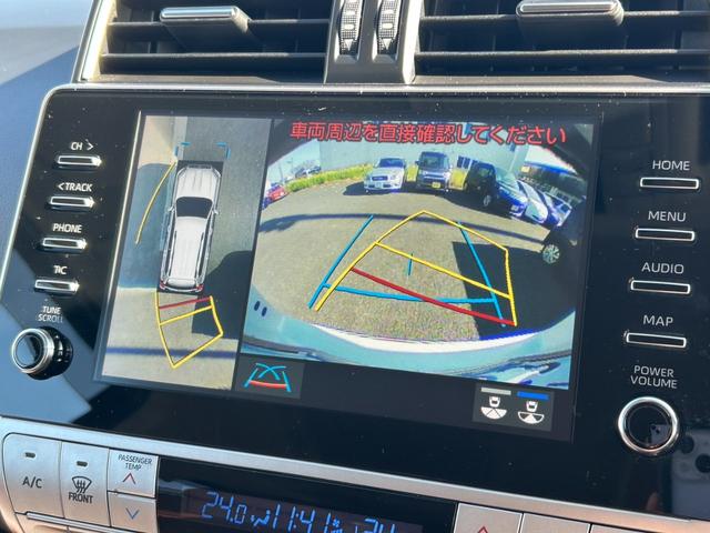 ランドクルーザープラド ＴＸ　Ｌパッケージ　７０ｔｈアニバーサリーリミテッド　７人乗　【４ＷＤディーゼル】後期【ワンオーナー禁煙車】【パノラミックビューモニター／メーカーナビ】【茶革シート／ベンチレーションシート】【専用１８インチ黒アルミ／ルーフレール】【追従クルコン】【前後ドラレコ】（9枚目）