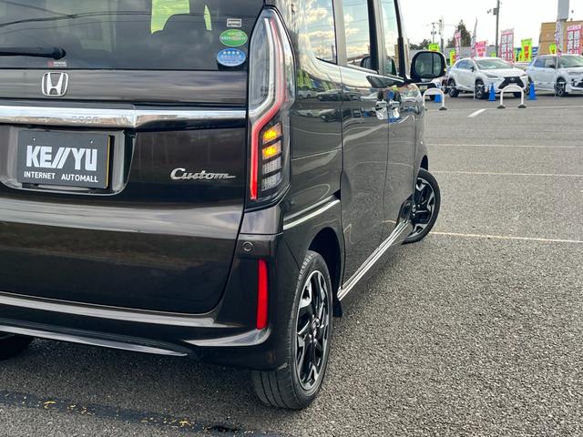 Ｎ－ＢＯＸカスタム Ｇ・Ｌターボホンダセンシング【４ＷＤ】禁煙車【８インチナビ】　【エンジンスターター】【前後ドラレコ】【両側電動ドア】【追従クルコン／衝突軽減／車線逸脱警告／コーナーセンサー】【バックカメラ／フルセグ／ＢＴ接続】【シートヒーター】【ＬＥＤライト／ＬＥＤフォグ】（21枚目）