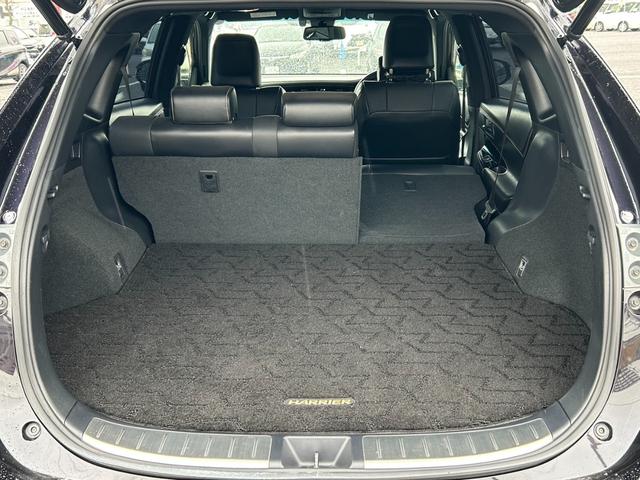 ハリアーハイブリッド プレミアム　メタル　アンド　レザーパッケージ【４ＷＤ】後期型　【モデリスタエアロ／グリル】【ＡＬＰＩＮＥ１０インチナビ】【エンジンスターター】【電動黒革ベンチレーションシート】【追従クルコン／衝突軽減／車線逸脱】【電動リアゲート】【ＬＥＤライト／シーケンシャル】（49枚目）