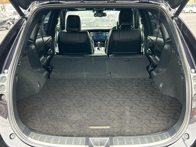 ハリアーハイブリッド プレミアム　メタル　アンド　レザーパッケージ【４ＷＤ】後期型　【モデリスタエアロ／グリル】【ＡＬＰＩＮＥ１０インチナビ】【エンジンスターター】【電動黒革ベンチレーションシート】【追従クルコン／衝突軽減／車線逸脱】【電動リアゲート】【ＬＥＤライト／シーケンシャル】（50枚目）